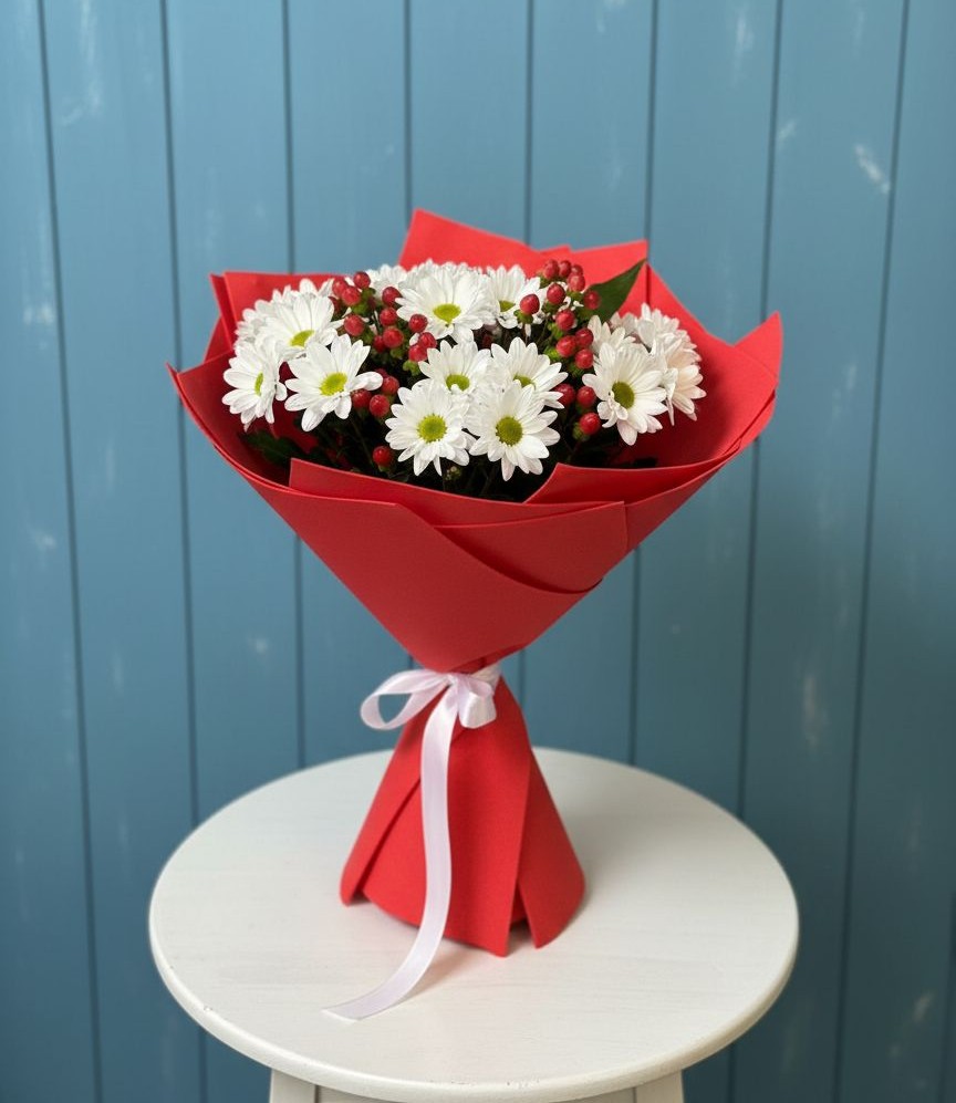 Букет цветов из: Хризантемы в Воскресенском