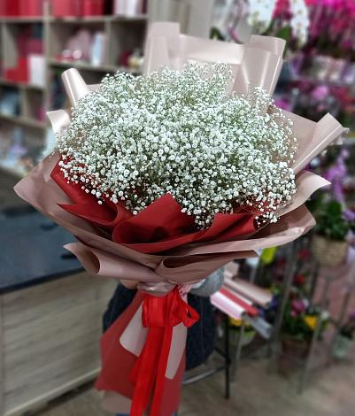 Букет цветов из: Гипсофила в Воскресенском