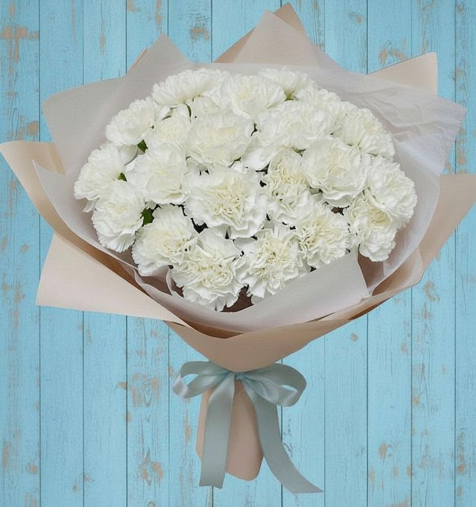 Букет цветов из: Гвоздики в Воскресенском