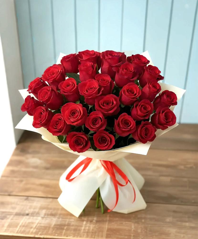 Букет 29 Красных роз в Воскресенском