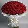 Букет 101 Красная роза Блэк Мэджик в Воскресенском