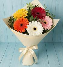 Букет цветов из:  Герберы в Воскресенском