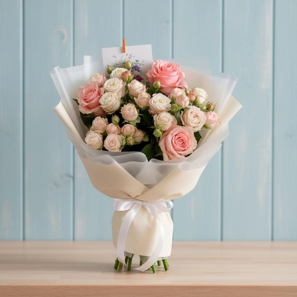 Букет цветов из: Розы в Воскресенском