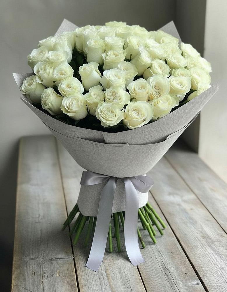Букет 35 Белых роз в Воскресенском