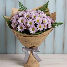 Букет цветов из:  Хризантемы #REPLACE_PRED# Воскресенском