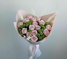 Букет цветов из:  Розы и Хризантемы в Воскресенском