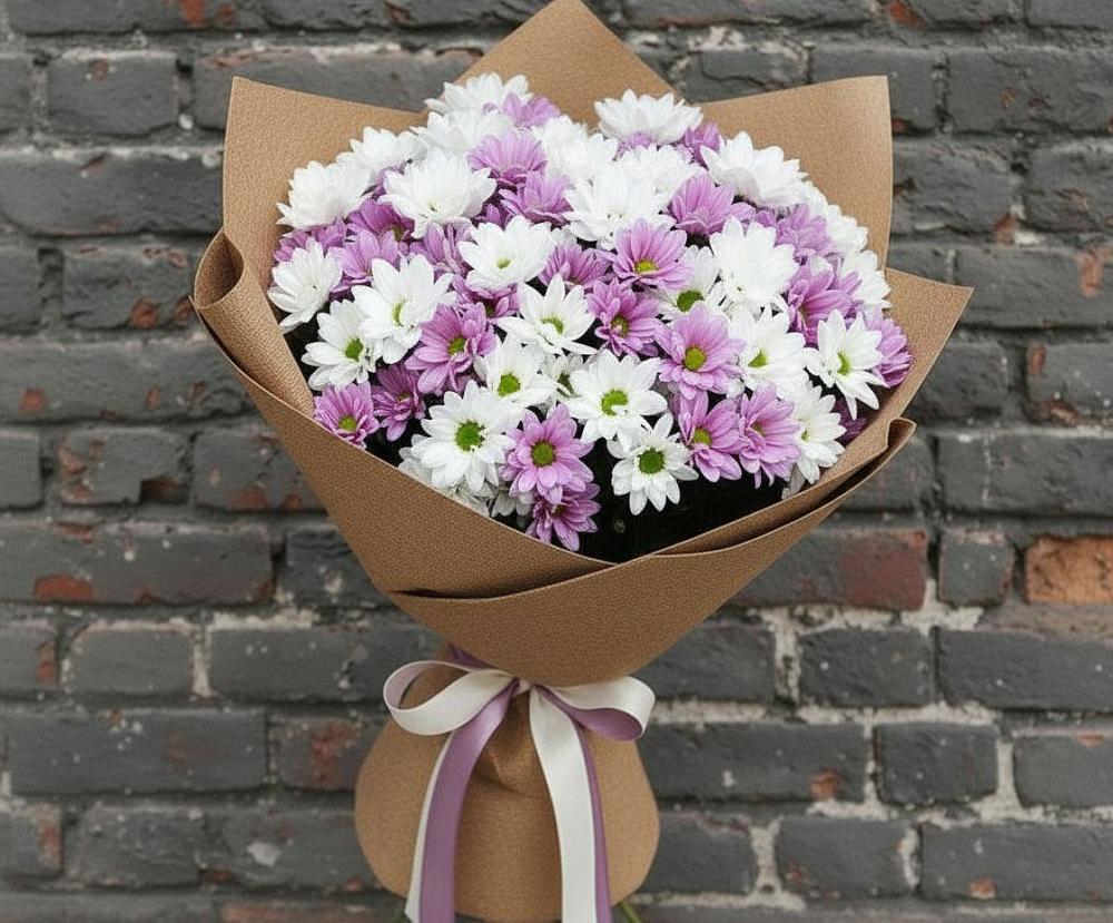 Букет цветов из: Хризантемы в Воскресенском