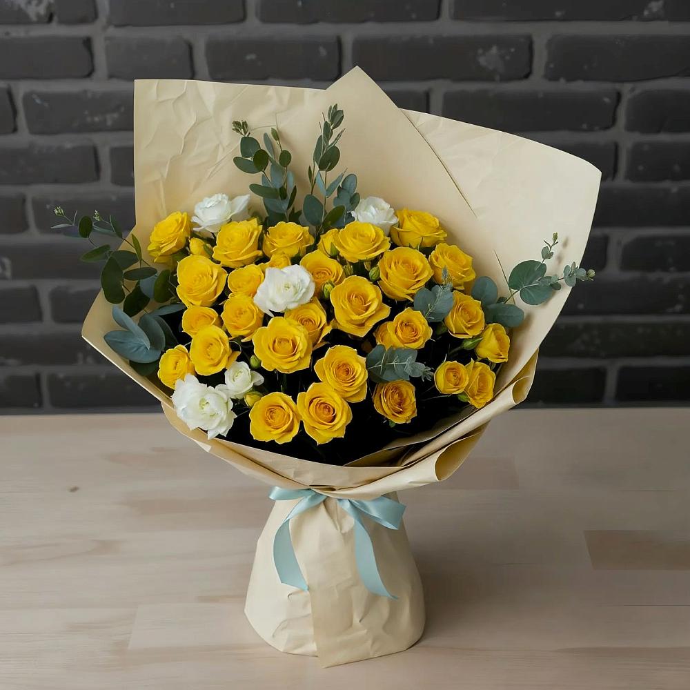 Букет цветов из: Розы в Воскресенском