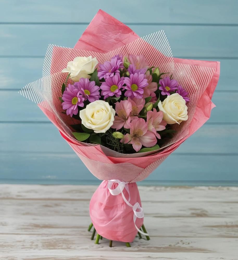 Букет цветов из: Герберы в Воскресенском