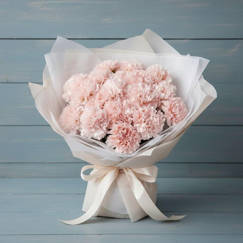 Букет цветов из: Гвоздики в Воскресенском