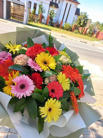 Букет цветов из: Герберы в Воскресенском